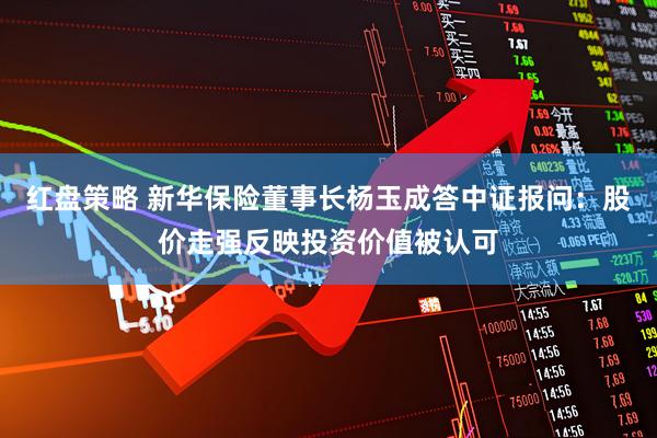 红盘策略 新华保险董事长杨玉成答中证报问：股价走强反映投资价值被认可